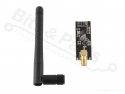RF Transceiver 2,4GHz NRF24L01+ met versterker en antenne